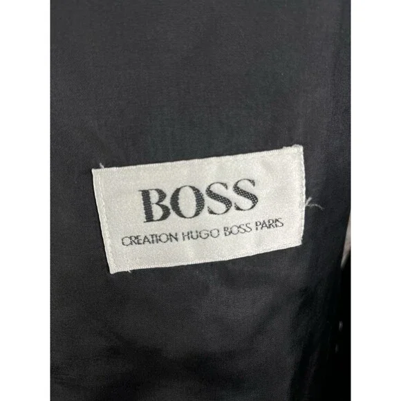 Vtg Hugo Boss Double Breasted Tuxedo Men 42R 34x33.5 Cerruti 1881 Italian Fabric - Picture 10 of 16
